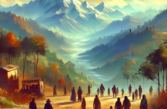 Nepal from an AI artist's view