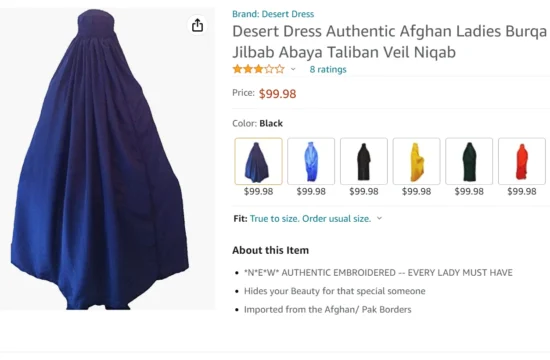 The Afghani burqa